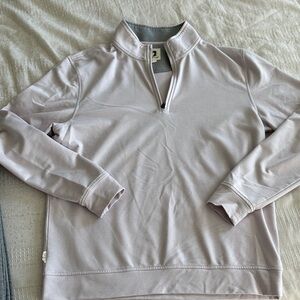 Duck Head Men's Light Purple Zip-Up Sweater